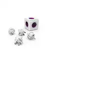 Allocacoc PowerCube ReWirable base múltiple 5 salidas AC Interior Púrpura