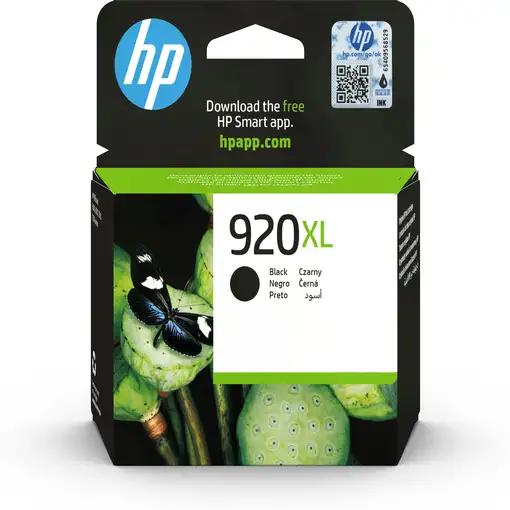 HP Cartucho de tinta original 920XL de alta capacidad negro