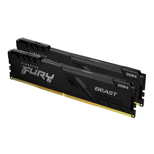 Kingston Technology FURY Beast 32GB 3200MT/s DDR4 CL16 DIMM (Kit de 2) 1Gx8 Black