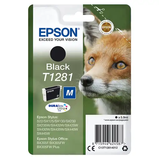 Epson Fox Cartucho T1281 negro