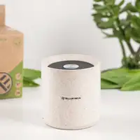 Altavoz Bluetooth Tellur Green, 3W, paja de trigo, nata