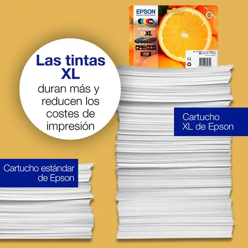 Epson Oranges Tinta magenta 33XL Claria Premium Naranjas