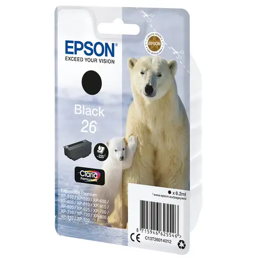 Epson Polar bear Cartucho 26 negro (etiqueta RF)