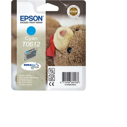 Epson Teddybear Cartucho T0612 cian
