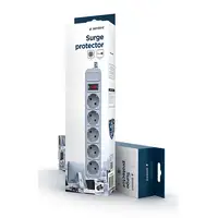 Gembird SPG3-B-15C base múltiple 4,5 m 5 salidas AC
