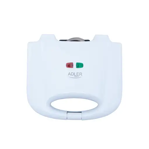 Adler AD 311 gofrera 2 barquillo(s) 700 W Negro, Blanco