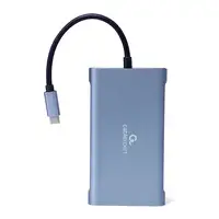 Gembird A-CM-COMBO7-01 base para portátil y replicador de puertos USB 3.2 Gen 1 (3