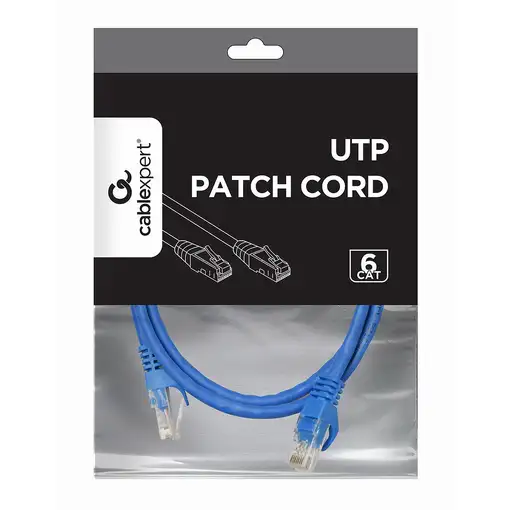 Gembird PP6U-1M cable de red Azul Cat6 U/UTP (UTP)