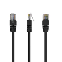 Gembird PP12-1M/BK cable de red Negro Cat5e U/UTP (UTP)
