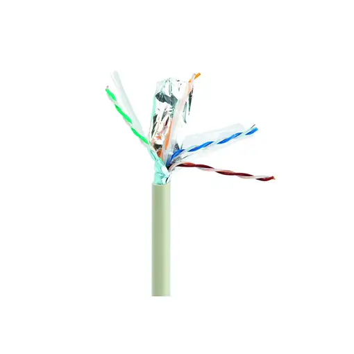 Gembird CAT6 FTP 100m cable de red Gris F/UTP (FTP)