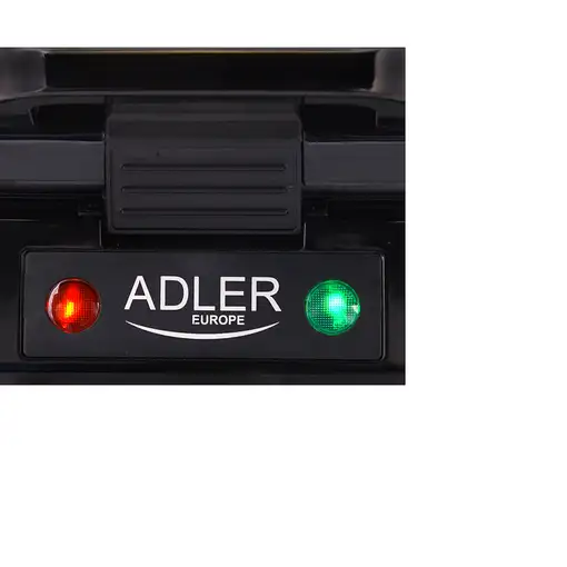 Adler AD 3036 gofrera 4 barquillo(s) 1500 W Negro, Gris