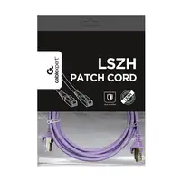 Gembird PP6A-LSZHCU-V-1M cable de red Violeta Cat6a S/FTP (S-STP)
