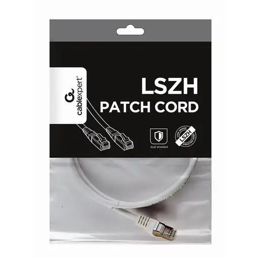 Gembird PP6A-LSZHCU-W-1M cable de red Blanco Cat6a S/FTP (S-STP)
