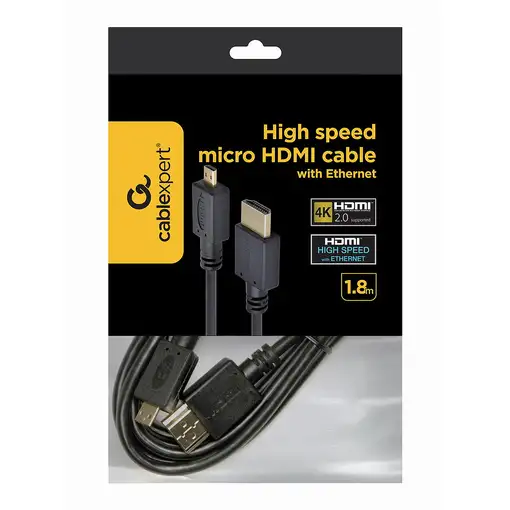 Gembird 1.8m HDMI-M/micro HDMI-M cable HDMI 1,8 m HDMI tipo A (Estándar) HDMI tipo