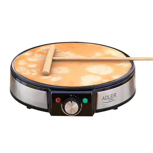 Adler AD 3058 crepera 1 crep(s) 1600 W Negro, Acero inoxidable