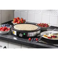 Adler AD 3058 crepera 1 crep(s) 1600 W Negro, Acero inoxidable