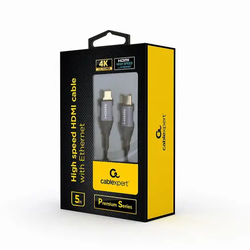Gembird CCBP-HDMI-5M cable HDMI HDMI tipo A (Estándar) Gris