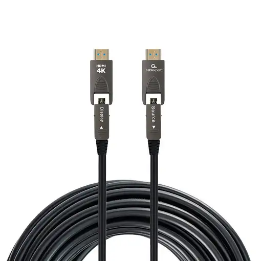 Gembird CCAP-HDMIDD-AOC-10M cable HDMI HDMI Type-A/HDMI Type-D Negro