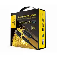 Gembird CCAP-HDMIDD-AOC-10M cable HDMI HDMI Type-A/HDMI Type-D Negro