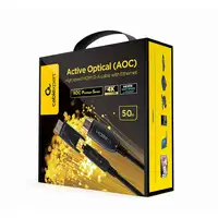 Gembird CCBP-HDMID-AOC-50M cable HDMI HDMI tipo D (Micro) HDMI tipo A (Estándar) N