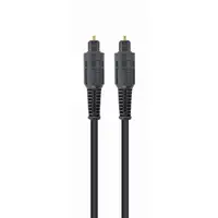 Gembird Toslink, 1m cable de audio Negro