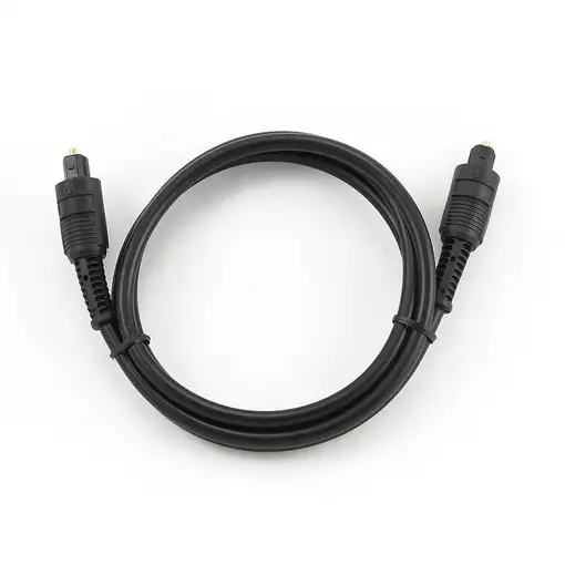 Gembird Toslink, 1m cable de audio Negro