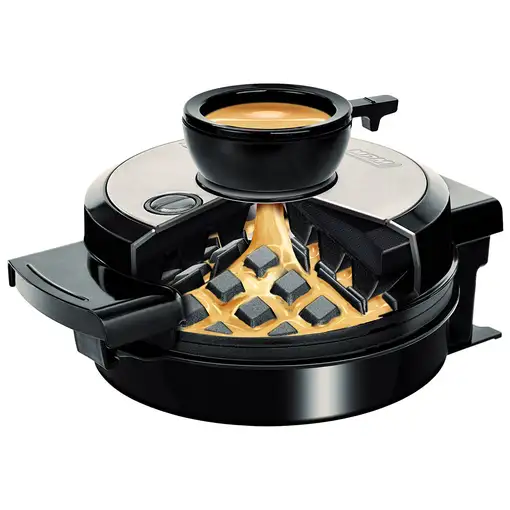 Gofrera Eléctrica, 4 Gofres Triangulares, Antiadherente,  MPM, MGO-31M