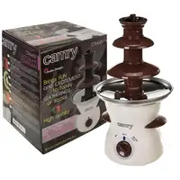 Fuente Chocolate Eléctrica, Cascada 3 Niveles, Capacidad 0,5 Kg, CR 4457, Camry