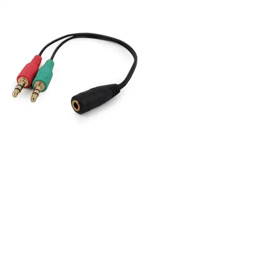 Gembird CCA-418 cable de audio 0,2 m 3,5mm 2 x 3.5mm Negro, Verde, Rojo