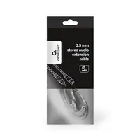 Gembird CCA-423-2M cable de audio 3,5mm Negro