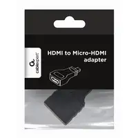 Gembird HDMI(F)-microHDMI(M) Negro