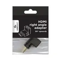 Gembird A-HDMI90-FML cambiador de género para cable HDMI Negro