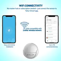 Sensor de movimiento Tellur Smart WiFi, PIR, blanco