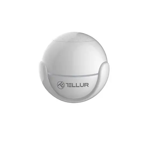Sensor de movimiento Tellur Smart WiFi, PIR, blanco