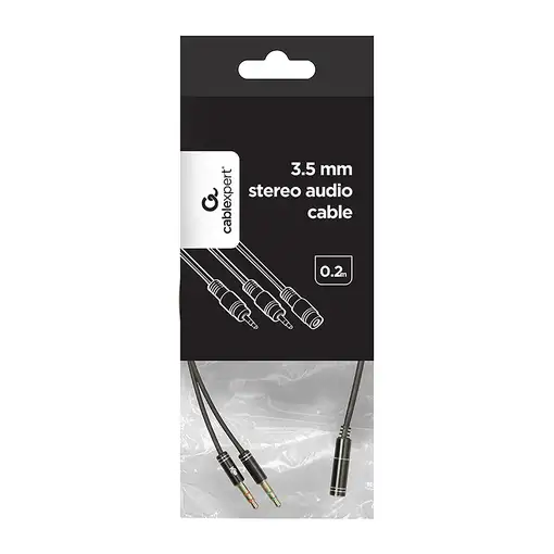 Gembird !Adapter audio stereo 3.5mm mini Jack/4PIN/ cable de audio 0,2 m 3,5mm 2 x