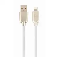 Cablexpert CC-USB2R-AMLM-1M-W cable de conector Lightning Blanco