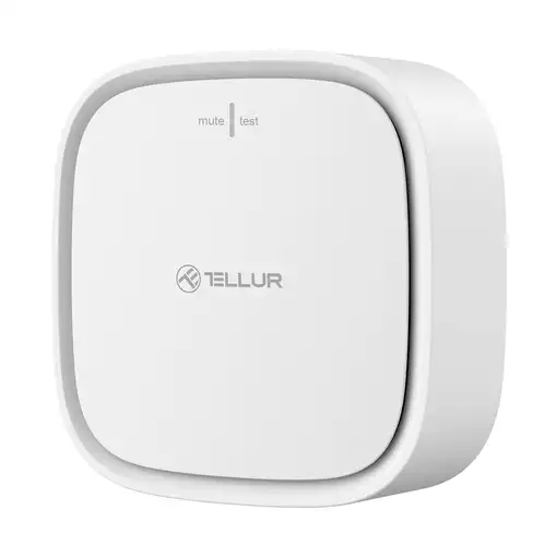 Sensor de gas Tellur Smart WiFi, DC12V 1A, blanco