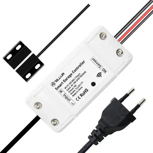 Kit de control de puerta de garaje Tellur Smart WiFi, blanco