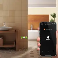 Sensor de inundación Tellur Smart WiFi, AAA, blanco