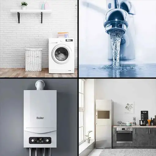 Sensor de inundación Tellur Smart WiFi, AAA, blanco