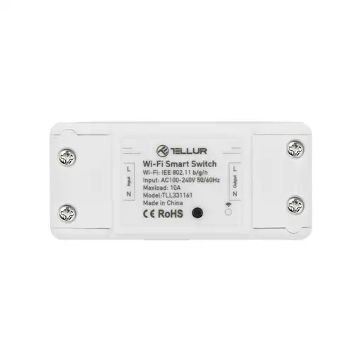 Conmutador en línea Tellur Smart WiFi, 2200W, blanco