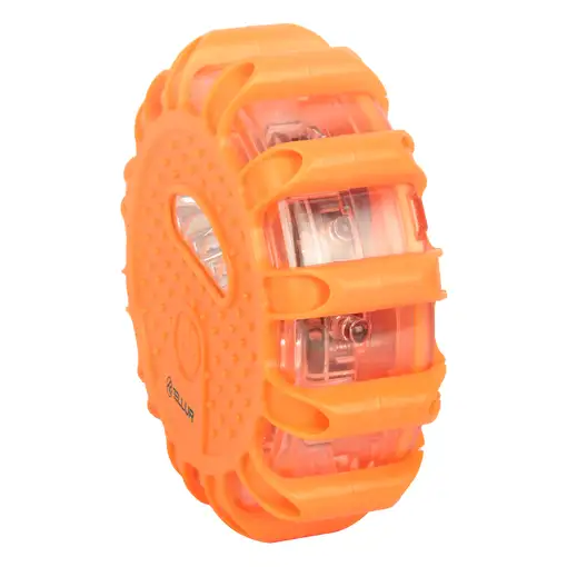 Tellur Basic LED señal de emergencia y linterna, 3 x AAA, magnética, naranja