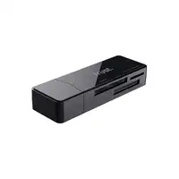 Trust NANGA lector de tarjeta USB 3.2 Gen 1 (3.1 Gen 1) Type-A Negro