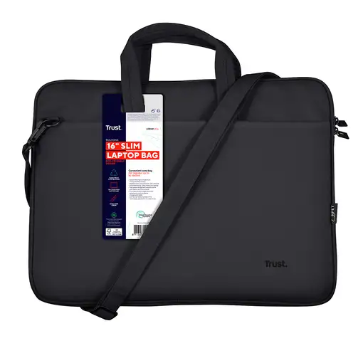 Trust Bologna 40,6 cm (16") Maletín Toploader Negro