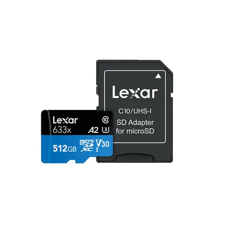 Lexar 633x 512 GB MicroSDXC UHS-I Clase 10