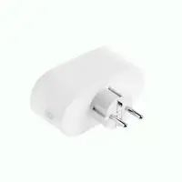 Tellur Smart WiFi AC Doble Enchufe, Lectura de energía, 16A, 2400W
