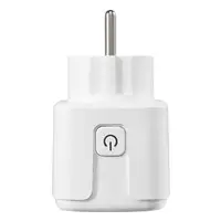 Enchufe de CA Tellur Smart WiFi, lectura de energía, 3680W, 16A, blanco