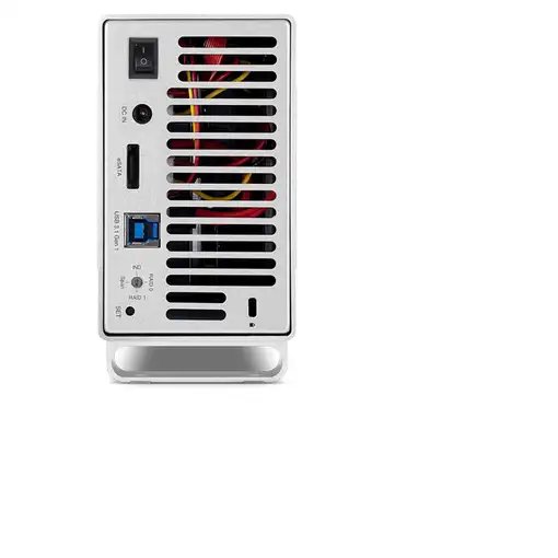 OWC Mercury Elite Pro Dual Caja de disco duro (HDD) Blanco 3.5''