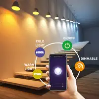 Bombilla Tellur Smart WiFi E27, 9W, blanco/cálido, atenuador