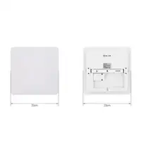 Tellur Smart WiFi LED Plafón LED, 24W, blanco/cálido, atenuador, cuadrado, blanco